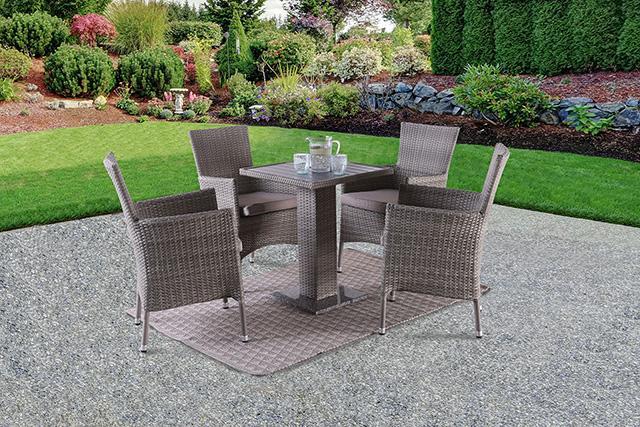 Aminta Patio Bistro Set (3 & 5 PC) - Furniture 4 Less Outlet (Salinas,CA)