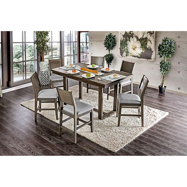 Anton 7 Pc Counter Ht Table Set - Furniture 4 Less Outlet (Salinas,CA)