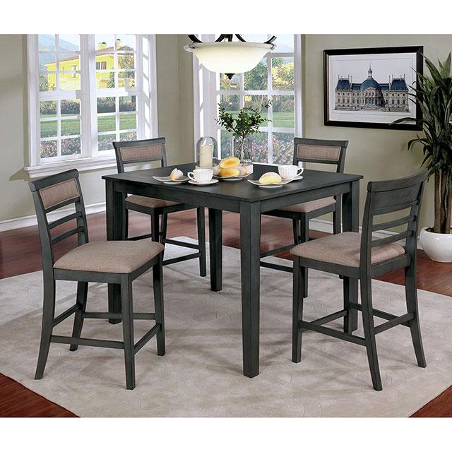 Fafnir 5 & 7 Piece Counter Ht Table Set - Furniture 4 Less Outlet (Salinas,CA)
