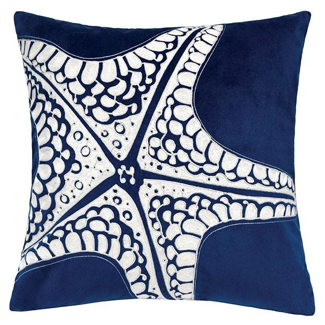 Jude Indigo 20" X 20" Pillow, Indigo - Furniture 4 Less Outlet (Salinas,CA)