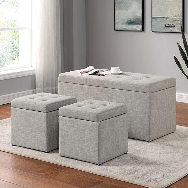 DARYN Storage Bench w/ Ottoman - Furniture 4 Less Outlet (Salinas,CA)