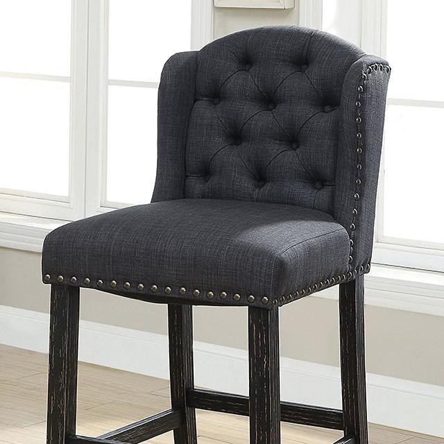 SANIA Bar Ht. Wingback Chair (2/CTN) - Furniture 4 Less Outlet (Salinas,CA)