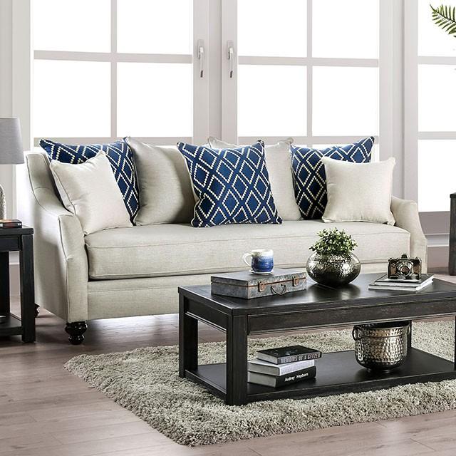Nefyn Ivory Sofa - Furniture 4 Less Outlet (Salinas,CA)