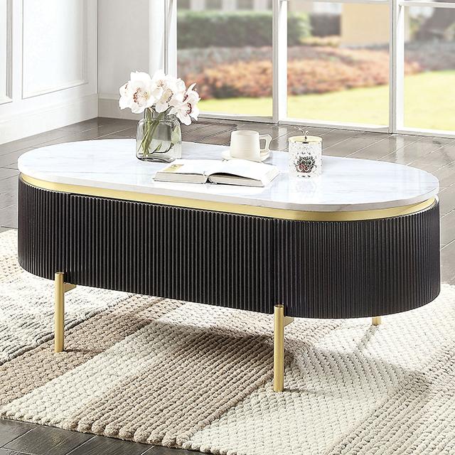 KOBLENZ Coffee Table, Dark Walnut - Furniture 4 Less Outlet (Salinas,CA)