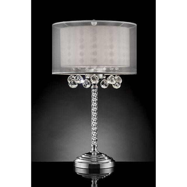 30"H Table Lamp, Hanging Crystal - Furniture 4 Less Outlet (Salinas,CA)