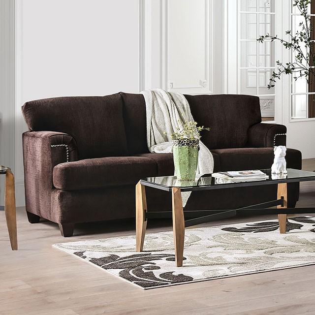 Brynlee Chocolate Sofa (*Pillows Sold Separately) - Furniture 4 Less Outlet (Salinas,CA)