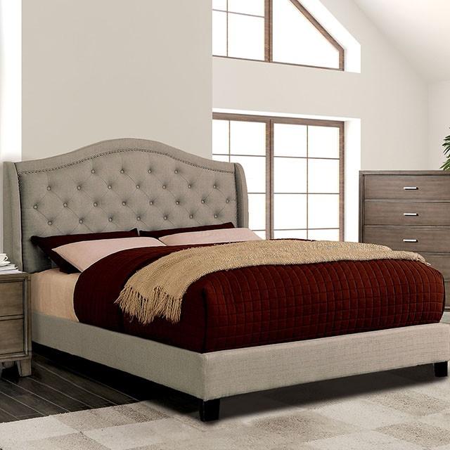 Carly Bed Grey & Brown - Furniture 4 Less Outlet (Salinas,CA)