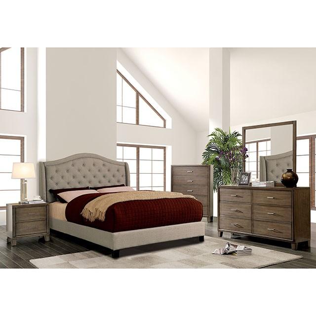 Carly Bed Grey & Brown - Furniture 4 Less Outlet (Salinas,CA)
