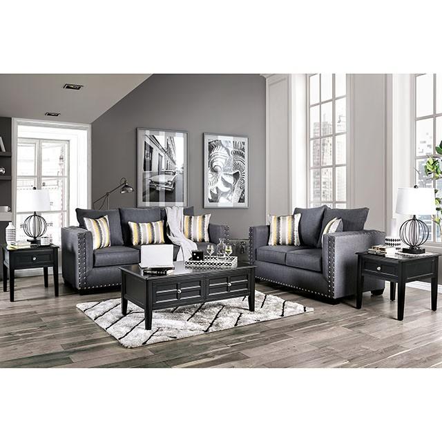Inkom Slate Love Seat - Furniture 4 Less Outlet (Salinas,CA)