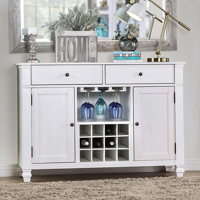 Kaliyah Antique White Server - Furniture 4 Less Outlet (Salinas,CA)