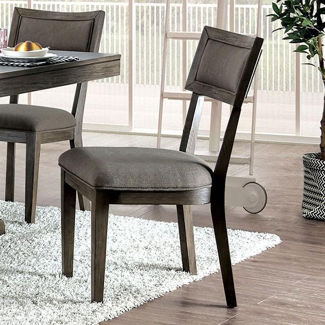 Leeds Gray Side Chair - Furniture 4 Less Outlet (Salinas,CA)