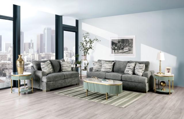 LEYTONSTONE Loveseat, Gray - Furniture 4 Less Outlet (Salinas,CA)