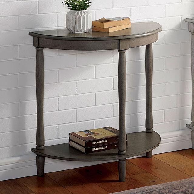 MENTON Side Table, Antq. Gray - Furniture 4 Less Outlet (Salinas,CA)