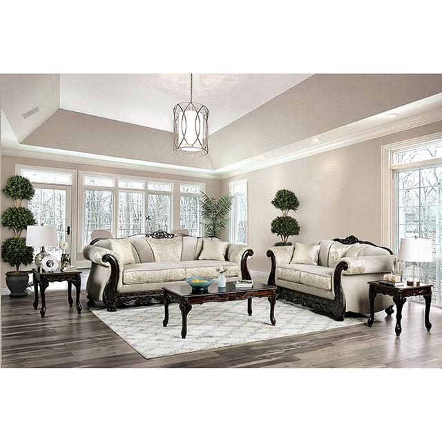 Newdale Ivory Sofa - Furniture 4 Less Outlet (Salinas,CA)
