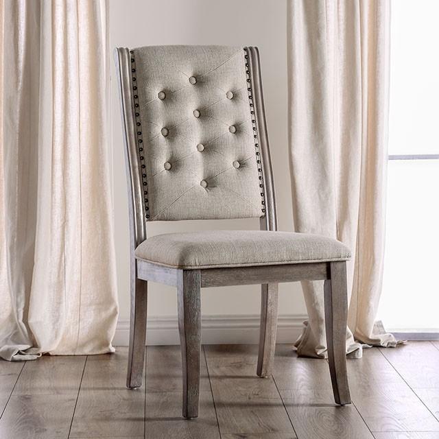 Patience Rustic Natural Tone Side Chair (2/CTN) - Furniture 4 Less Outlet (Salinas,CA)