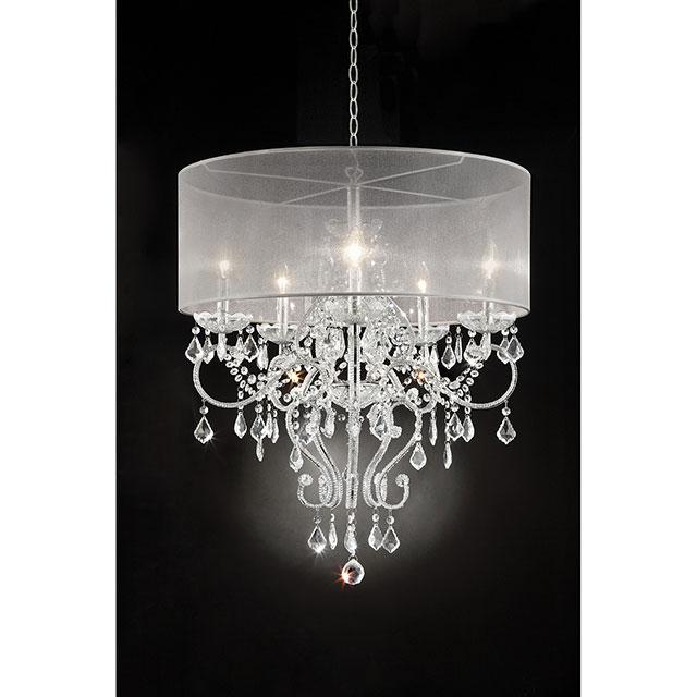 Rigel Silver 31 1/2"H Ceiling Lamp - Furniture 4 Less Outlet (Salinas,CA)