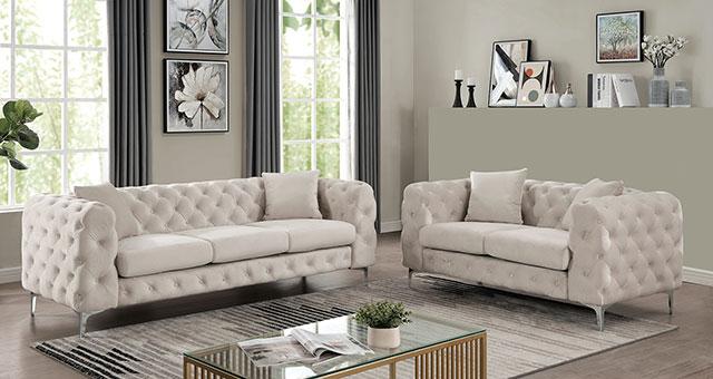 SAPPHIRA Chair, Beige - Furniture 4 Less Outlet (Salinas,CA)