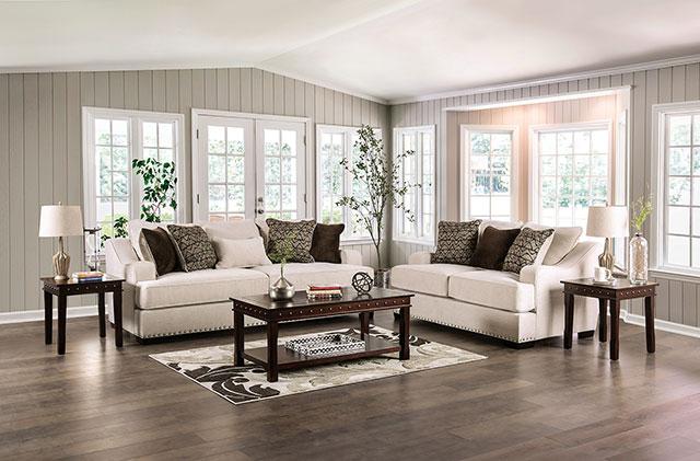 SONORA Loveseat, Beige - Furniture 4 Less Outlet (Salinas,CA)