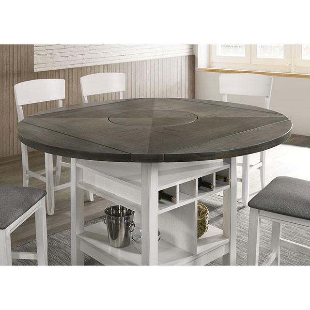 STACIE Counter Ht. Round Dining Table - Furniture 4 Less Outlet (Salinas,CA)