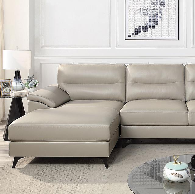 MOHLIN Sectional, Taupe - Furniture 4 Less Outlet (Salinas,CA)