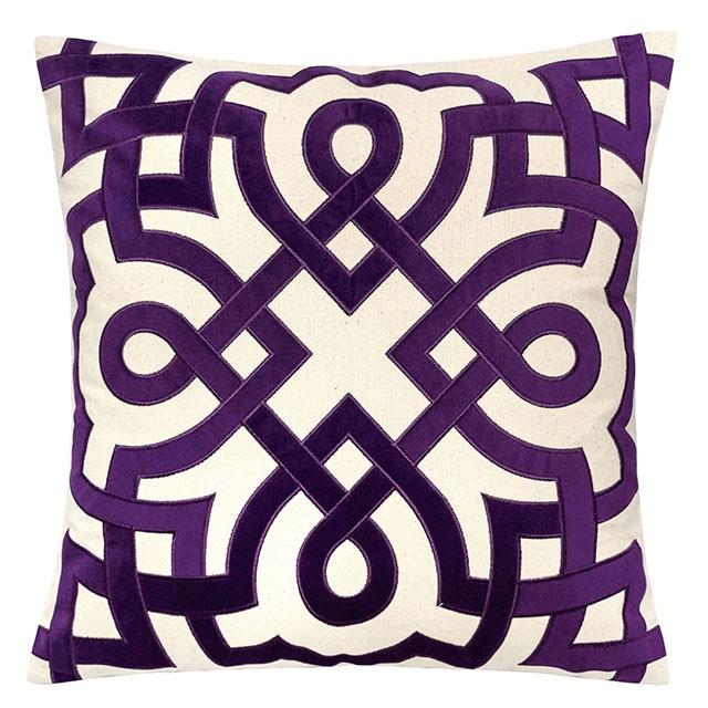 Jorja Purple 20" X 20" Pillow, Purple - Furniture 4 Less Outlet (Salinas,CA)