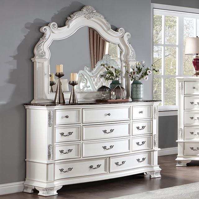 ESPARANZA Dresser, Pearl White - Furniture 4 Less Outlet (Salinas,CA)