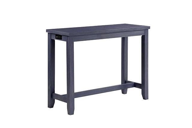 Caerleon 3 & 4 Piece Counter Ht. Set Gray & Blue - Furniture 4 Less Outlet (Salinas,CA)