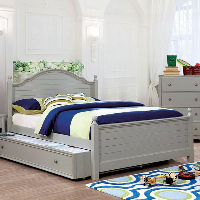 Diane Bed Blue & Gray