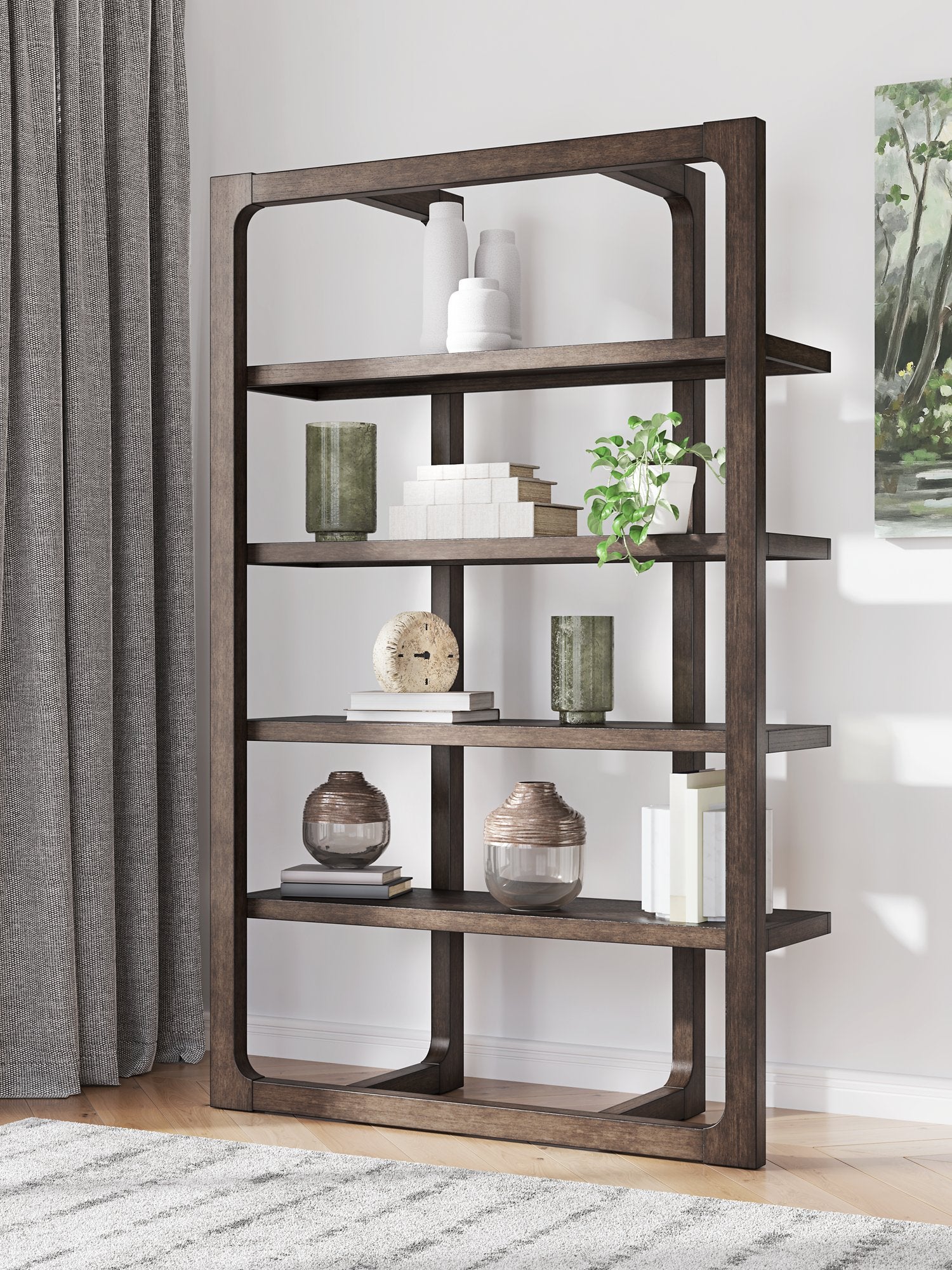 Breckington 76" Bookcase - Furniture 4 Less Outlet (Salinas,CA)