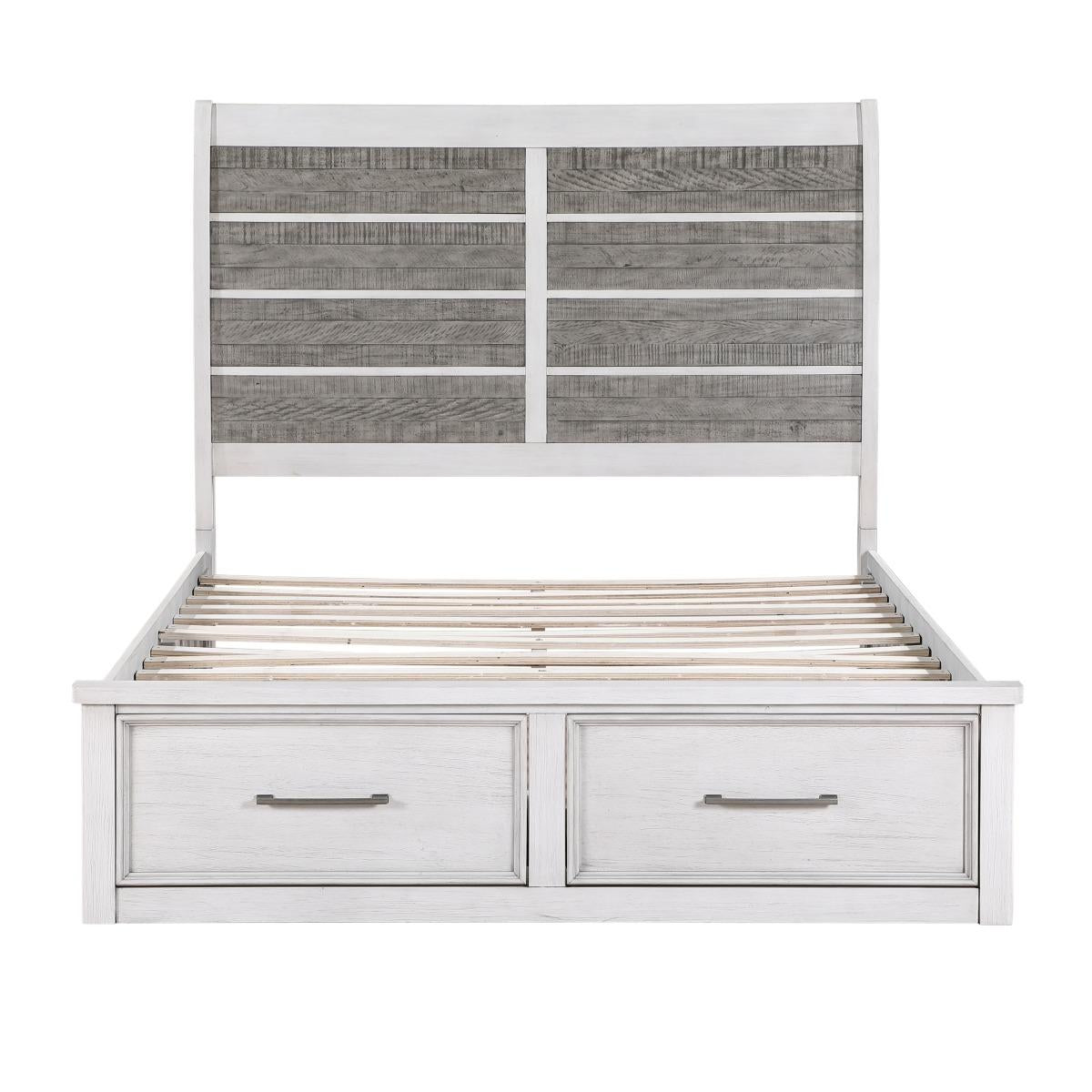 Ambrose California King & Eastern King Platform Bed with Footboard Storage - Furniture 4 Less Outlet (Salinas,CA)