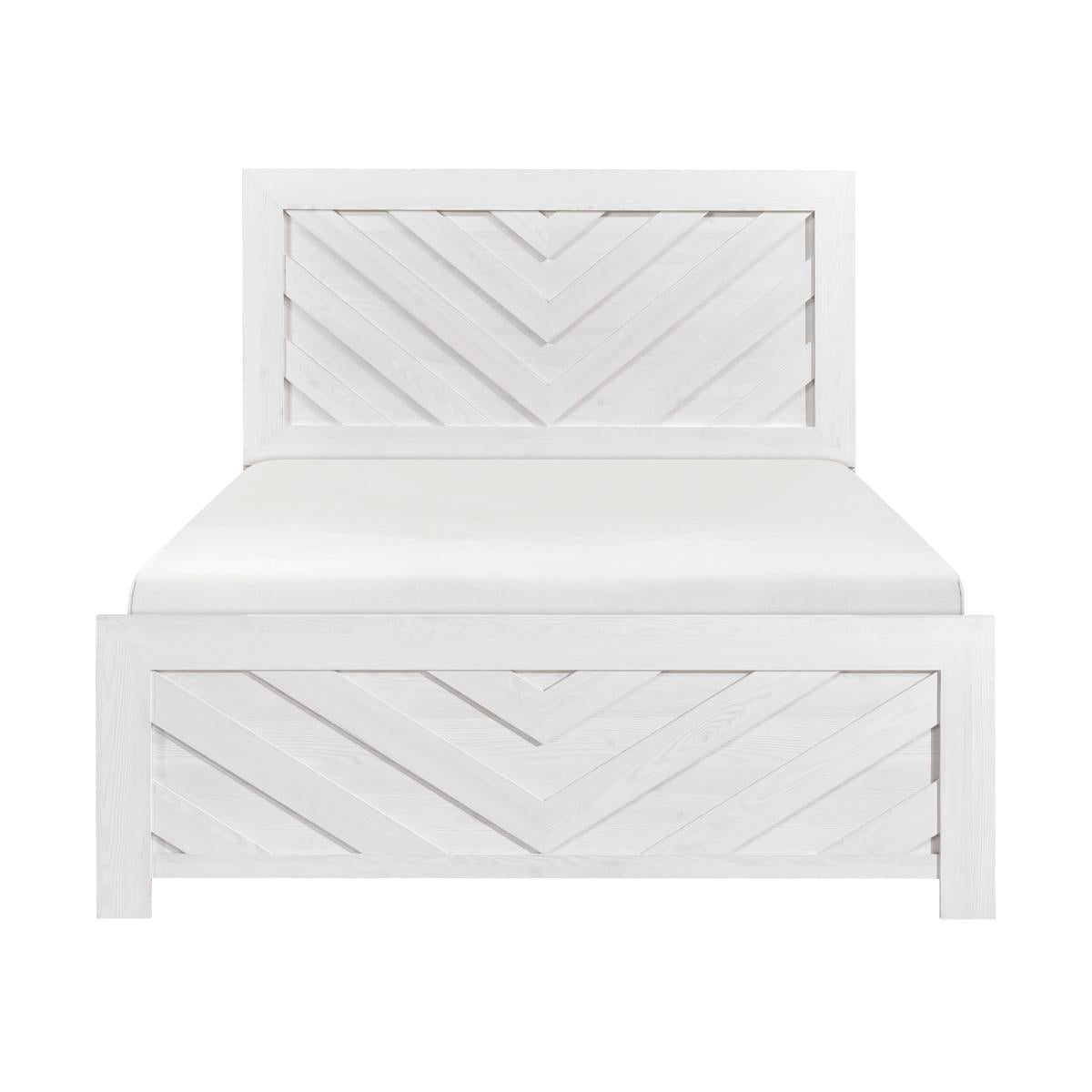 Corbin Full Bed White image