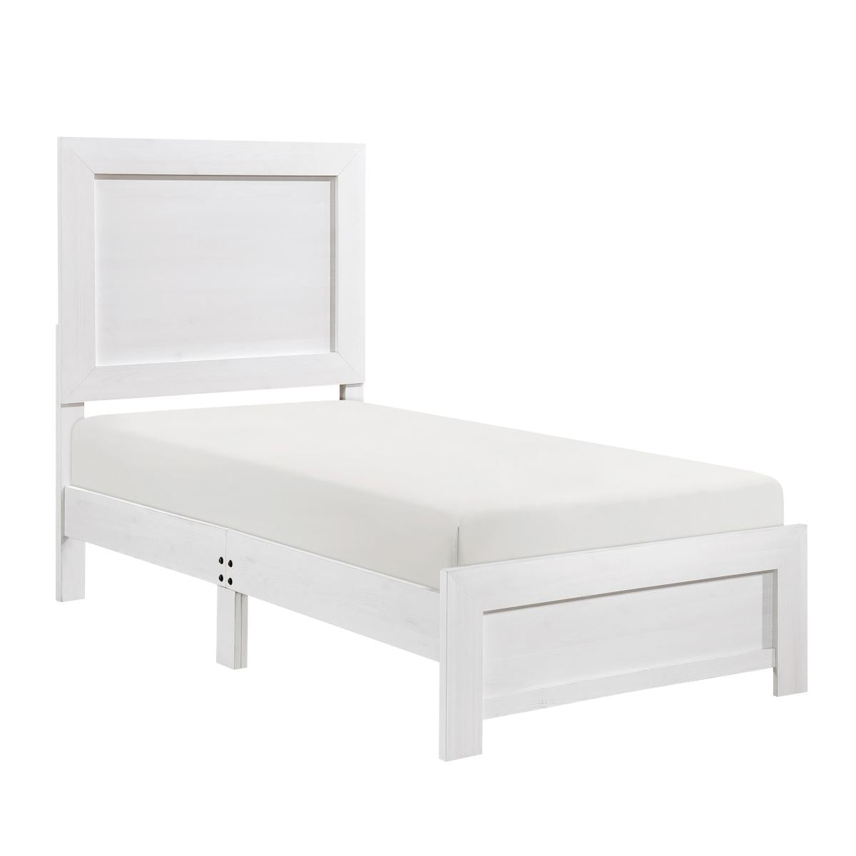 Corbin Queen & Twin Bed Set White