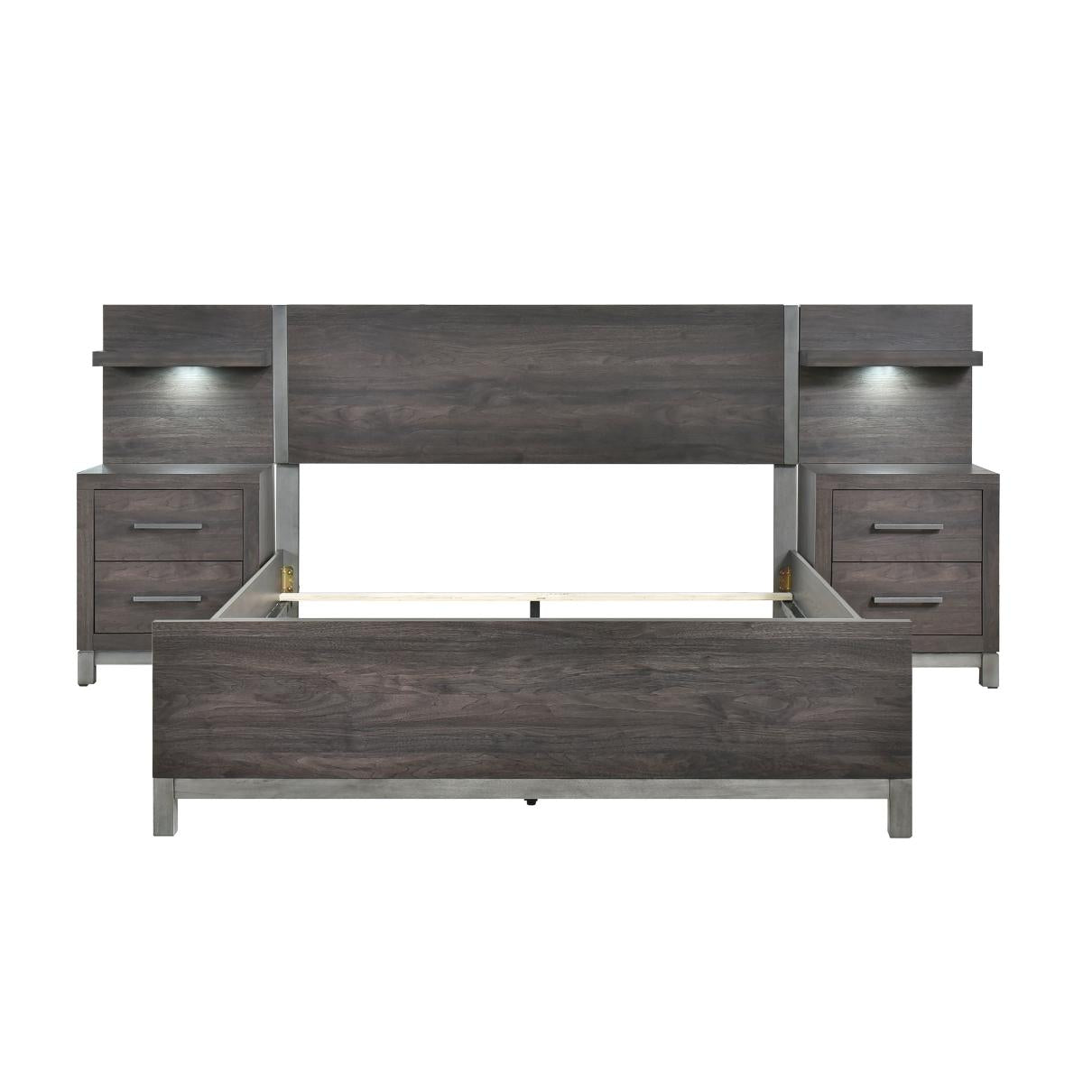 Zephyr 5pc Set Queen Wall Bed - Furniture 4 Less Outlet (Salinas,CA)