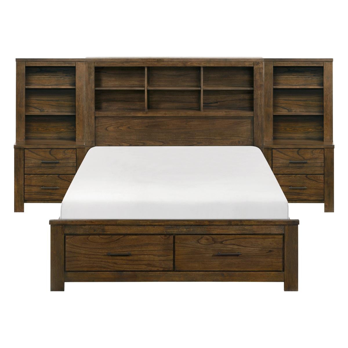 1592F-1*WB 5pc Set Full Platform Wall Bed - Furniture 4 Less Outlet (Salinas,CA)