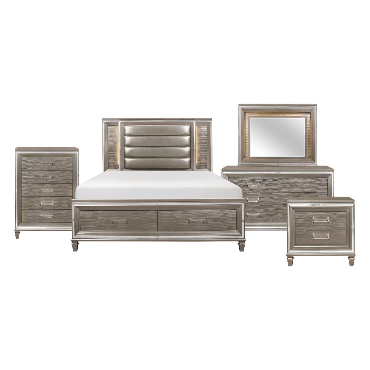 Tamsin Bed Set White & Gray image