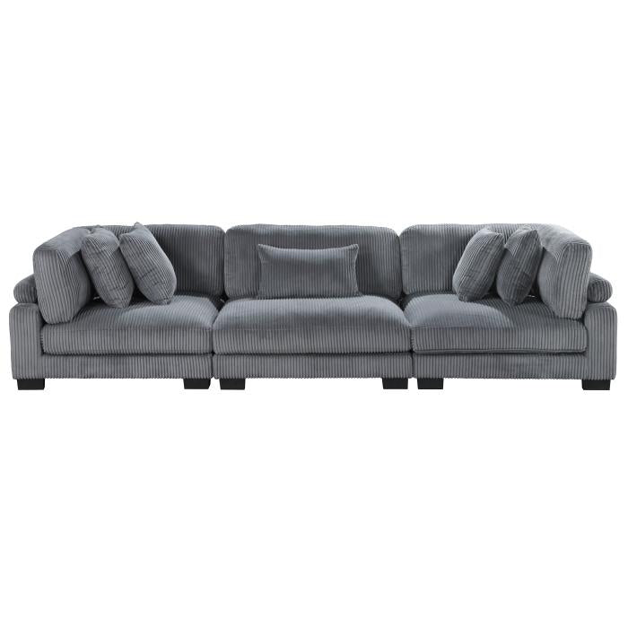 8555GY-3 - (3)Sofa - Furniture 4 Less Outlet (Salinas,CA)
