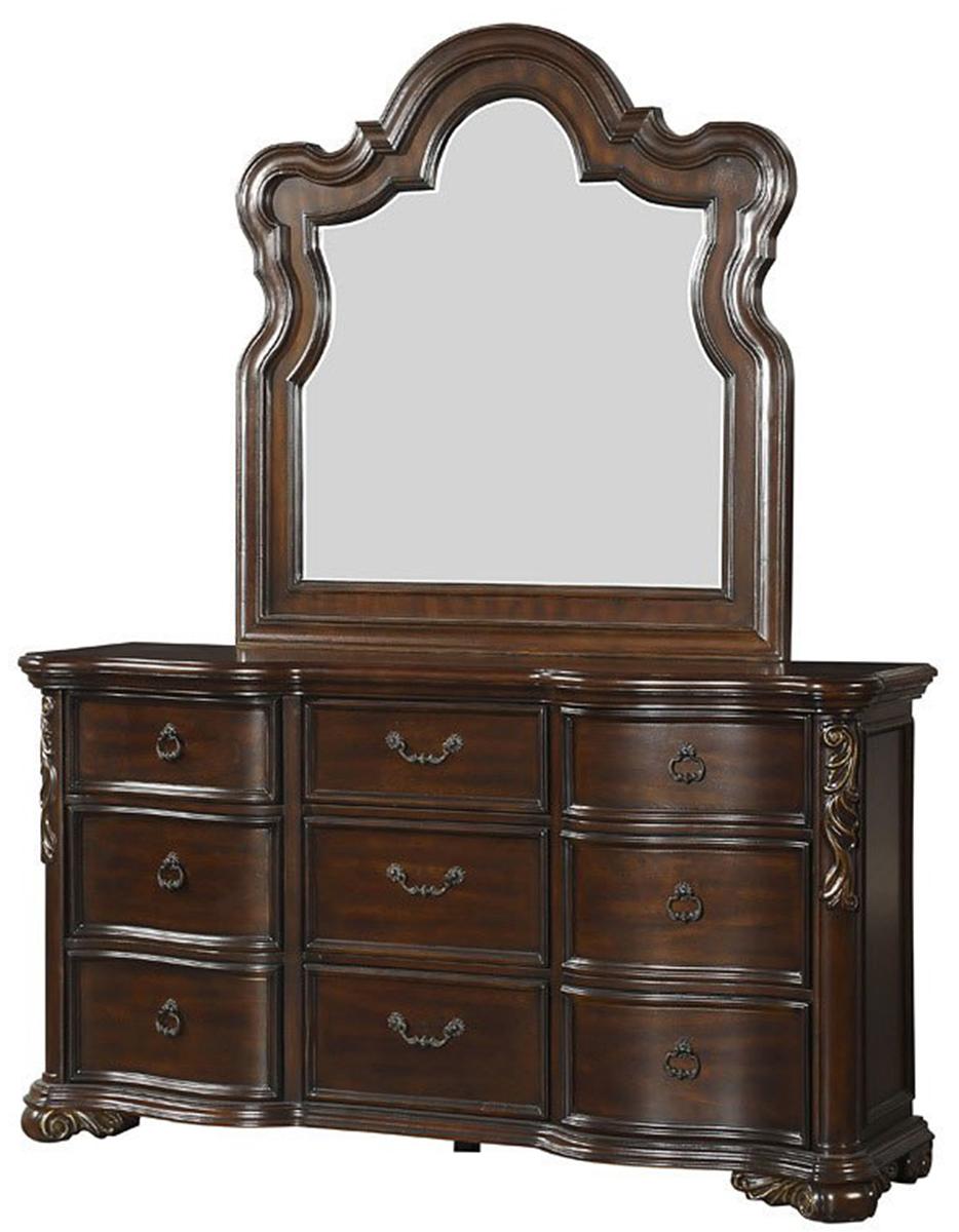 Royal Highlands Mirror in Rich Cherry 1603-6 - Furniture 4 Less Outlet (Salinas,CA)