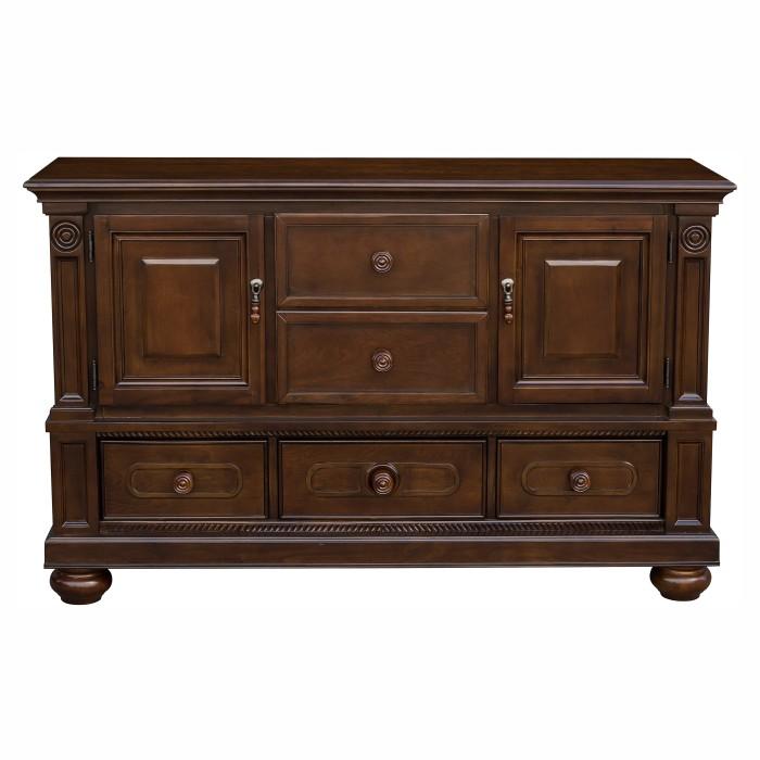 Lordsburg Buffet/Server in Brown Cherry 5473-55 - Furniture 4 Less Outlet (Salinas,CA)