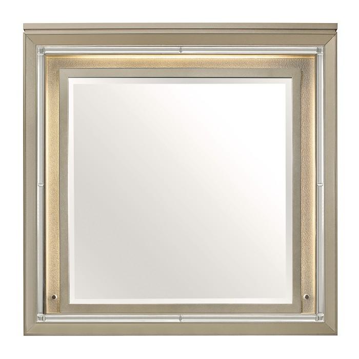 Youth Loudon Mirror in Champagne Metallic B1515-6 - Furniture 4 Less Outlet (Salinas,CA)