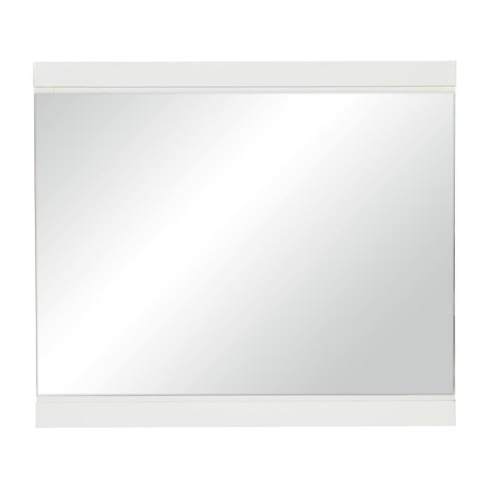 Kerren Mirror in White 1678W-6 - Furniture 4 Less Outlet (Salinas,CA)