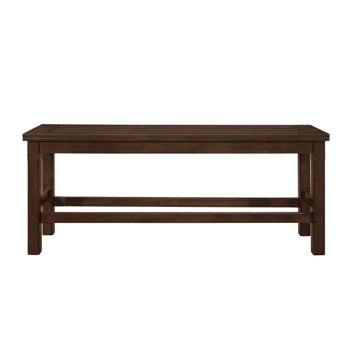 Schleiger Counter Height Bench in Dark Brown 5400-24BH - Furniture 4 Less Outlet (Salinas,CA)