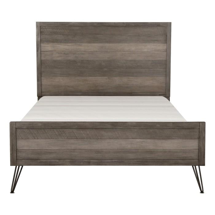 Urbanite Full Panel Bed in Tri-tone Gray 1604F-1 - Furniture 4 Less Outlet (Salinas,CA)