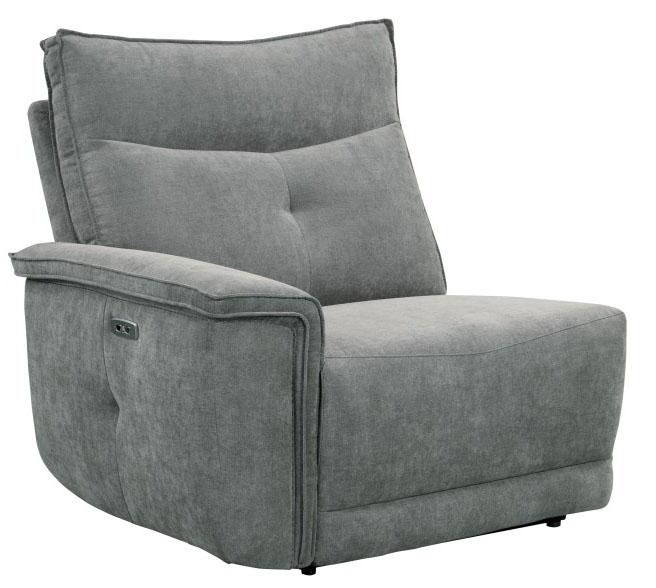 Tesoro Power Left Side Reclining Chair in Dark Gray 9509DG-LRPWH - Furniture 4 Less Outlet (Salinas,CA)