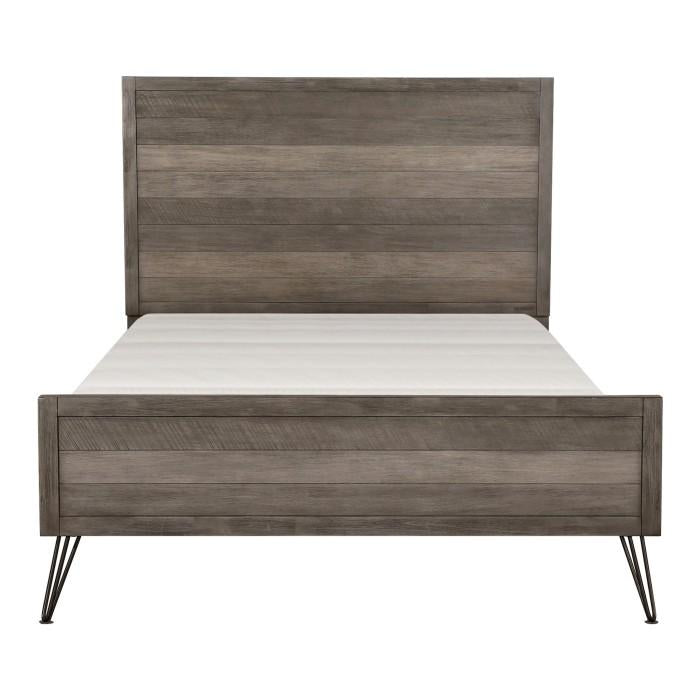 Urbanite Queen Panel Bed in Tri-tone Gray 1604-1 - Furniture 4 Less Outlet (Salinas,CA)