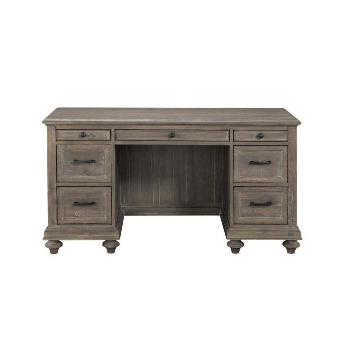 Cardano Executive Desk in Brown 1689BR-17 - Furniture 4 Less Outlet (Salinas,CA)