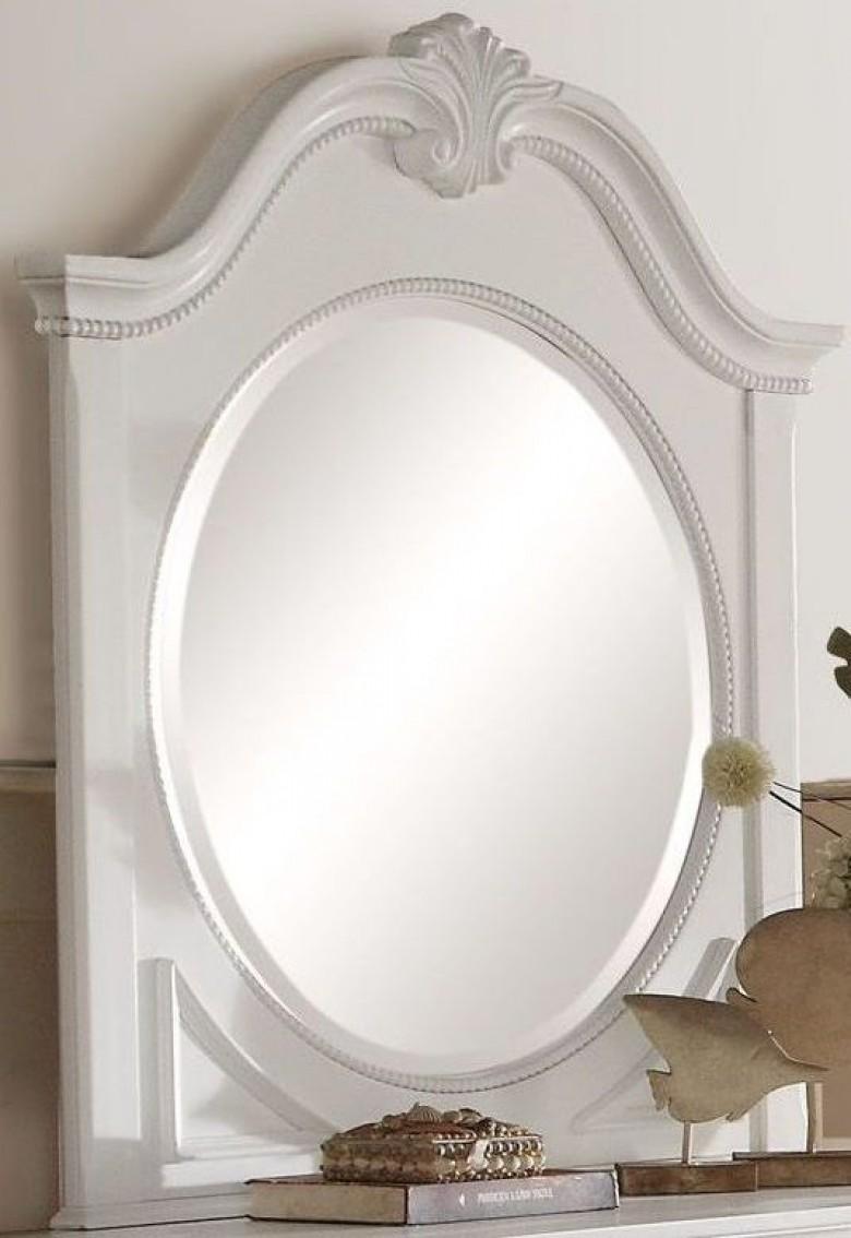 Lucida Mirror in White 2039W-6 - Furniture 4 Less Outlet (Salinas,CA)