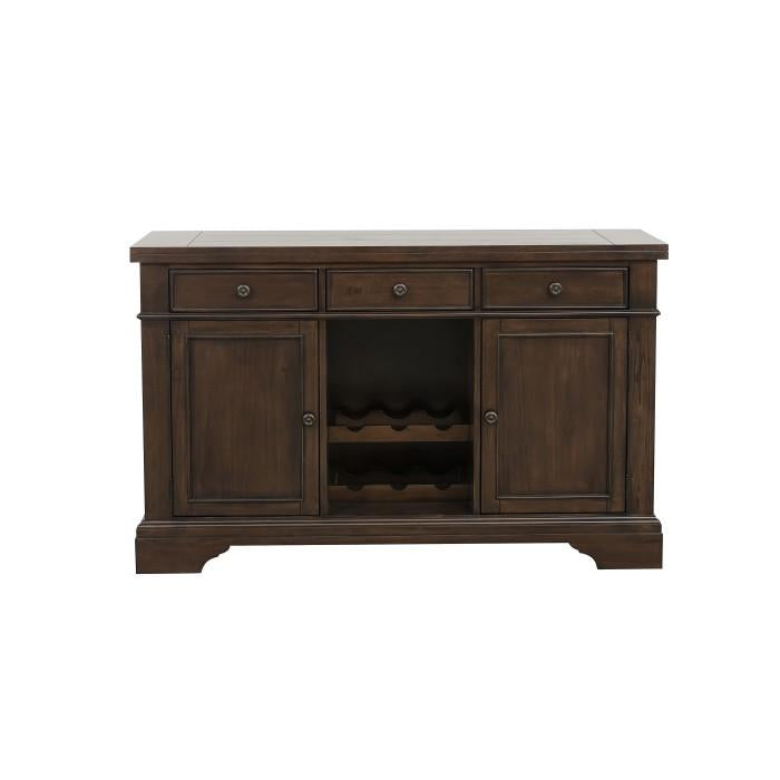 Reid Buffet/Server in Dark Cherry 5267RF-55 - Furniture 4 Less Outlet (Salinas,CA)