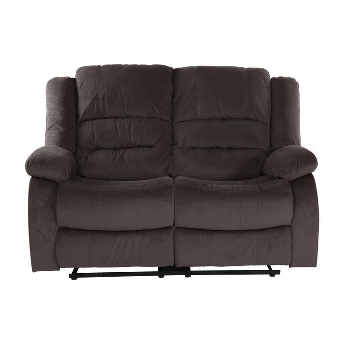 Jarita Double Reclining Loveseat in Chocolate - Furniture 4 Less Outlet (Salinas,CA)