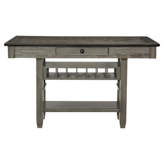 Granby Counter Height Dining Table in Coffee and Antique Gray 5627GY-36 - Furniture 4 Less Outlet (Salinas,CA)