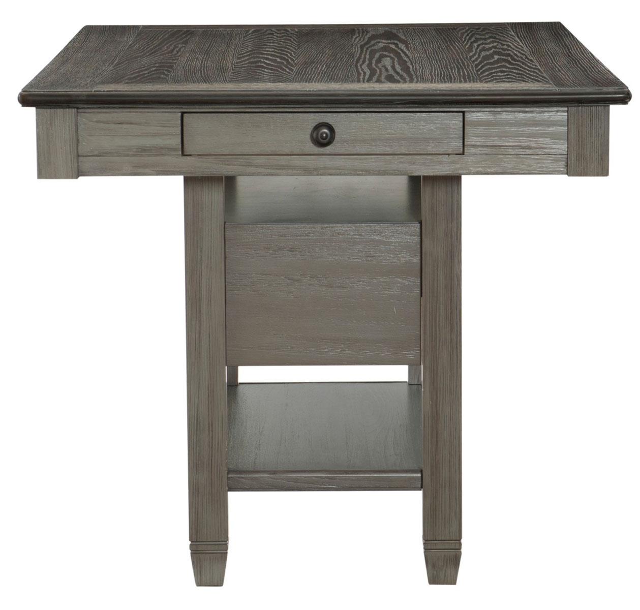 Granby Counter Height Dining Table in Coffee and Antique Gray 5627GY-36 - Furniture 4 Less Outlet (Salinas,CA)